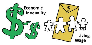 Logo Economic Inequality  & Living Wage