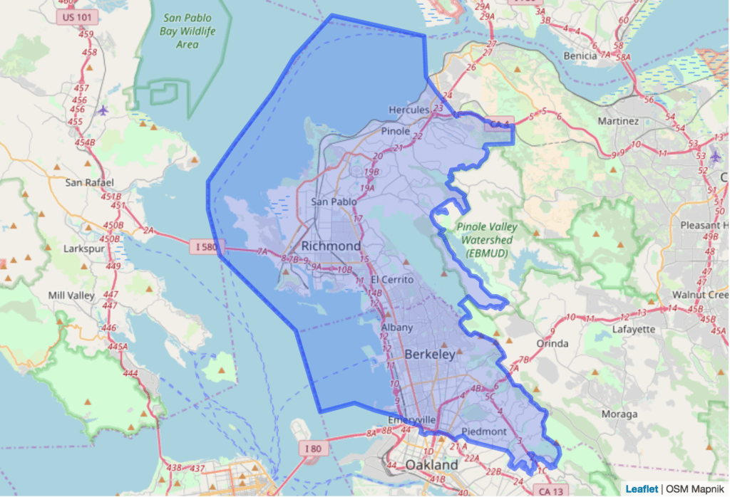 15tth California Assembly District Map