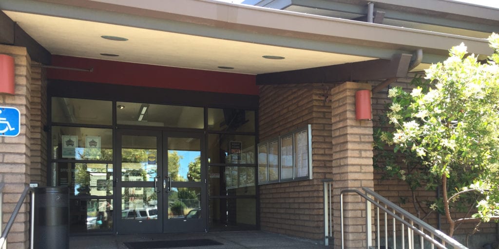 West entrance to Albany City Hall