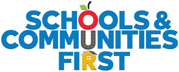 Schools And Communities First graphic