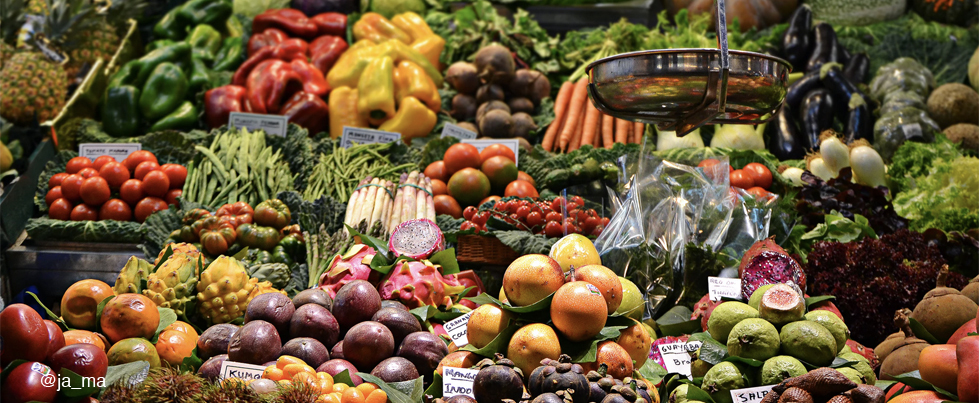 banner showing fruits & vegetables