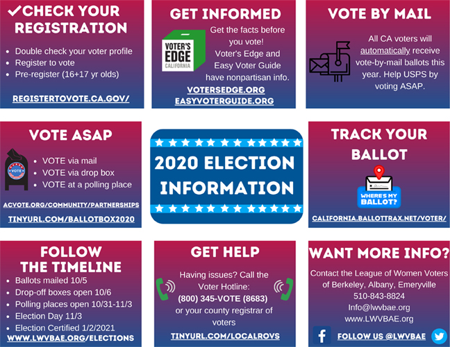 Election Information Graphic