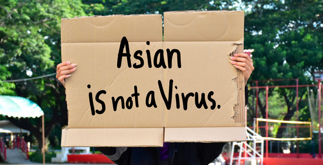 Asan is not a virus sign photo