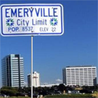 Emeryville City Limits sign