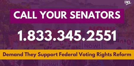 Call your Senators 1-833-345-2551
