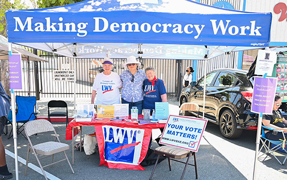 The League Booth Juneteenth '22