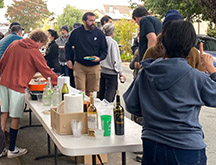 Block party on Stannage Ave