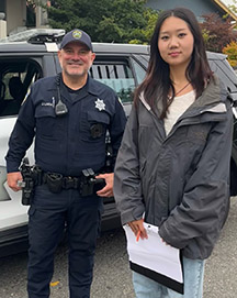 Officer Jose Lara & Sabrina Zou