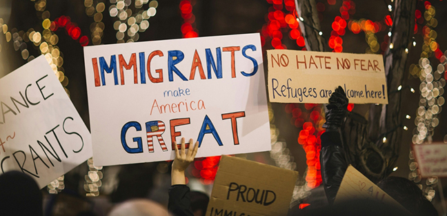 Immigrant signs